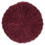 Cuscino rotondo BELLONA, rosso bordeaux, 10x40cm