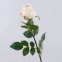 Rosa artificiale SUNJIK, bianco-rosa, 75 cm, Ø 7 cm