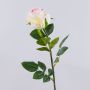 Rosa artificiale SUNJIK, rosa-crema, 75 cm, Ø 7 cm