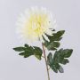 Fiore artificiale, crisantemo HIKJON, bianco crema, 75 cm, Ø 18 cm