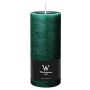 Candela a cono AURORA, verde mare, 16cm, Ø6,8cm, 66 ore - Made in Germany