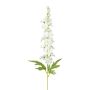 Fiore in plastica di delfinio VALENRA, bianco, 80 cm, Ø 8 cm