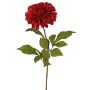 Dalia in raso TINFAS, rosso scuro, 60 cm, Ø 13 cm