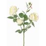 Ramo di rosa artificiale DIAMANTIS, color crema, 70 cm, Ø 5-8 cm