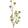 Ramo decorativo di melo ornamentale NONGIH con frutti, verde-arancione, 60 cm