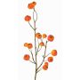 Ramo decorativo di melo ornamentale NONGIH con frutti, arancione, 60cm