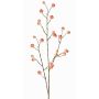 Ramo decorativo di melo ornamentale NONGIH con frutti, rosa chiaro, 90cm