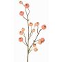 Ramo decorativo di melo ornamentale NONGIH con frutti, rosa chiaro, 60cm
