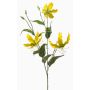 Ramo artificiale di Gloriosa TROFEL, giallo-verde, 90 cm