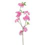 Ramo decorativo di ciliegio ornamentale FYNLOK con fiori, rosa shocking, 75 cm