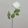Rosa artificiale FINAKAS, bianco crema, 65 cm, Ø 9 cm
