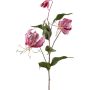 Ramo artificiale di gloriosa LISUPY, rosa scuro-oro, 80 cm