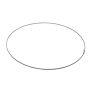 Anello in filo metallico OASIS® in filo piatto ondulato, grigio, Ø 30 cm