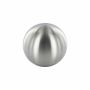 Sfera in acciaio inossidabile argento opaco MIROH, Ø10cm