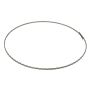 Anello in filo metallico OASIS® in filo piatto ondulato, grigio, Ø20cm