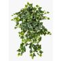 Edera artificiale sospesa LINNEO su asta, crossdoor, verde-bianco, 65cm