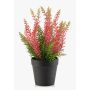 Erica sintetica ELSAWO in vaso decorativo, crossdoor, rosa, 30cm