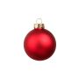 Pallina di Natale CLARIBELLE, opaca, 30 pezzi, rossa, Ø 6 cm