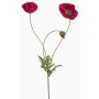 Ramo artificiale di papavero SCHUNRA, fucsia, 75cm