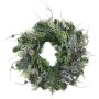 Ghirlanda di abete in plastica STOCKTON, verde, innevata, Ø 60 cm