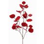 Ramo artificiale di eucalipto INDALA con frutti, rosso, 85cm