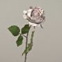 Rosa artificiale in velluto SINDALA, lilla chiaro, 60 cm, Ø 12 cm