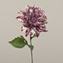 Fiore artificiale in velluto, dalia MINBU, lilla antico, 60 cm, Ø 17 cm