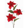 Ramo decorativo di poinsettia in velluto TONZI, rosso, 80cm, Ø15cm