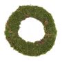 Ghirlanda di muschio naturale DIOTIMA, verde, Ø30 cm