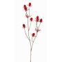 Cardo nobile in plastica LOUKAS, rosso, 45cm, Ø1-1,5cm