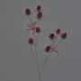 Cardo nobile in plastica LOUKAS, rosso bordeaux, 45 cm, Ø 1-1,5 cm