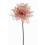 Gerbera sintetica PAMILLA, rosa antico-crema, 65cm, Ø12cm
