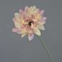 Gerbera artificiale PAMILLA, rosa antico-crema, 65 cm, Ø 12 cm