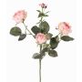 Ramo di rosa decorativo DIAMANTIS, rosa-crema, 75 cm, Ø 5-8 cm