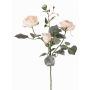 Ramo di rosa decorativo DIAMANTIS, rosa tenue, 75 cm, Ø 5-8 cm