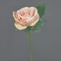 Rosa artificiale NIKOLETA, rosa-crema, 30 cm, Ø 12 cm