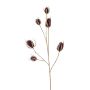 Cardo nobile artificiale OKKO, rosso-oro, 75 cm