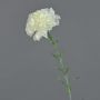 Fiore artificiale Garofano NIRUSHA, bianco, 65 cm, Ø 9 cm