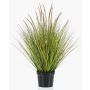 Pianta artificiale Erba YWAIN con pannocchie, beige-verde, 100 cm