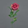 Rosa artificiale PEZOS, rosso bordeaux, 60 cm, Ø 10 cm
