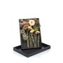 Mazzo di fiori artificiali da comporre JADEA in confezione regalo, beige-crema, 30 cm, Ø 18 cm