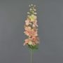 Fiore artificiale del delfinio SETSUKO, rosa-pesca, 95 cm, Ø 14 cm