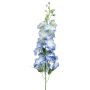 Fiore artificiale del delfinio SETSUKO, azzurro-crema, 95 cm, Ø 14 cm