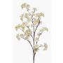 Fioro artificiale grande, ramo di fiori di ciliegio GIMA con fiori, giallo crema, 120 cm