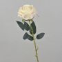 Rosa artificiale ELEAZAR, color crema, 65 cm, Ø 9 cm