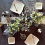 Midnight Bloom composizioni floreali per tavoli di nozze - Richiesta della cliente Julie Fleur
