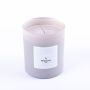Candela profumata MIREYA in vetro, Fireside, grigio, 9,3cm, Ø7,9cm, 35h