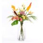 Bouquet decorativo di uccello del paradiso OHANA, orchidea, heliconia, multicolore, 85cm, Ø50cm
