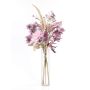 Bouquet decorativo di Capodanno MENAMI, amamelide, lilla-color champagne, 95cm, Ø45cm