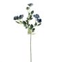 Ramo di rosa selvatica artificiale FOSETTA, Eco Collection, blu reale, 70 cm, Ø 3-5 cm